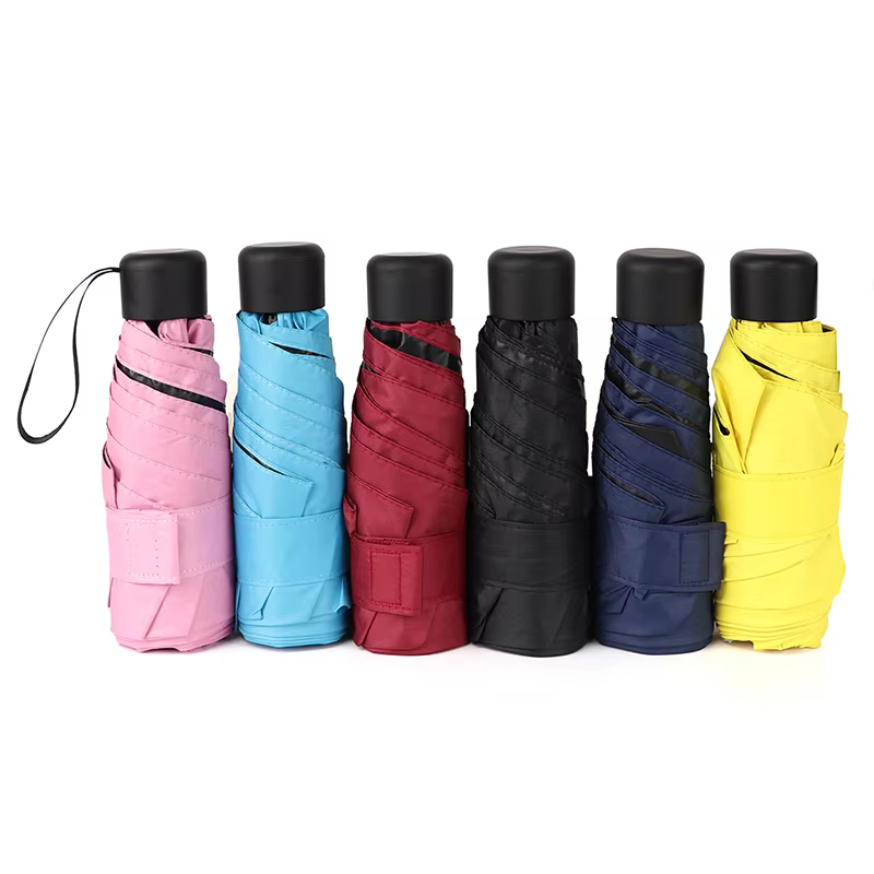 Compact 5-Fold Pocket Mini Umbrella